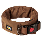 Rukka Pets Puff Collar - tummanruskea kaulapanta sivulta