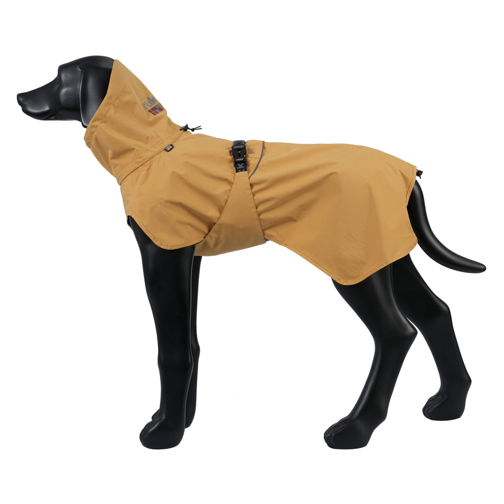 Rukka Pets Ripple Raincoat Honey – sadetakki takaviistosta