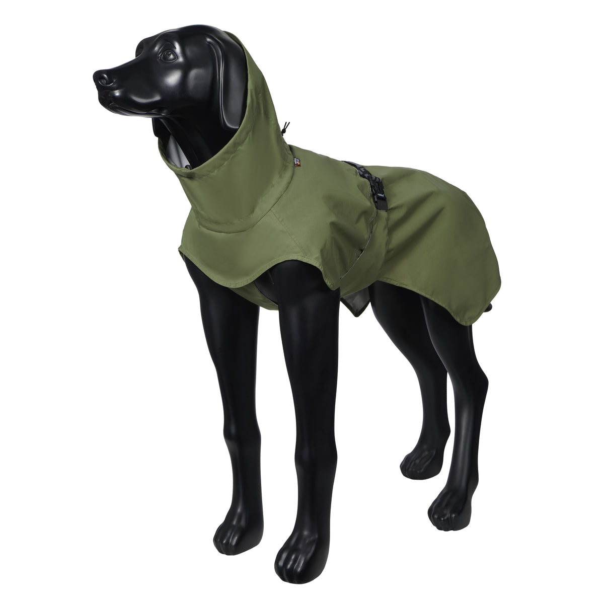 Rukka Pets Ripple Raincoat Dark Olive – sadetakki sivulta