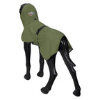 Rukka Pets Ripple Raincoat Dark Olive – sadetakki takaa