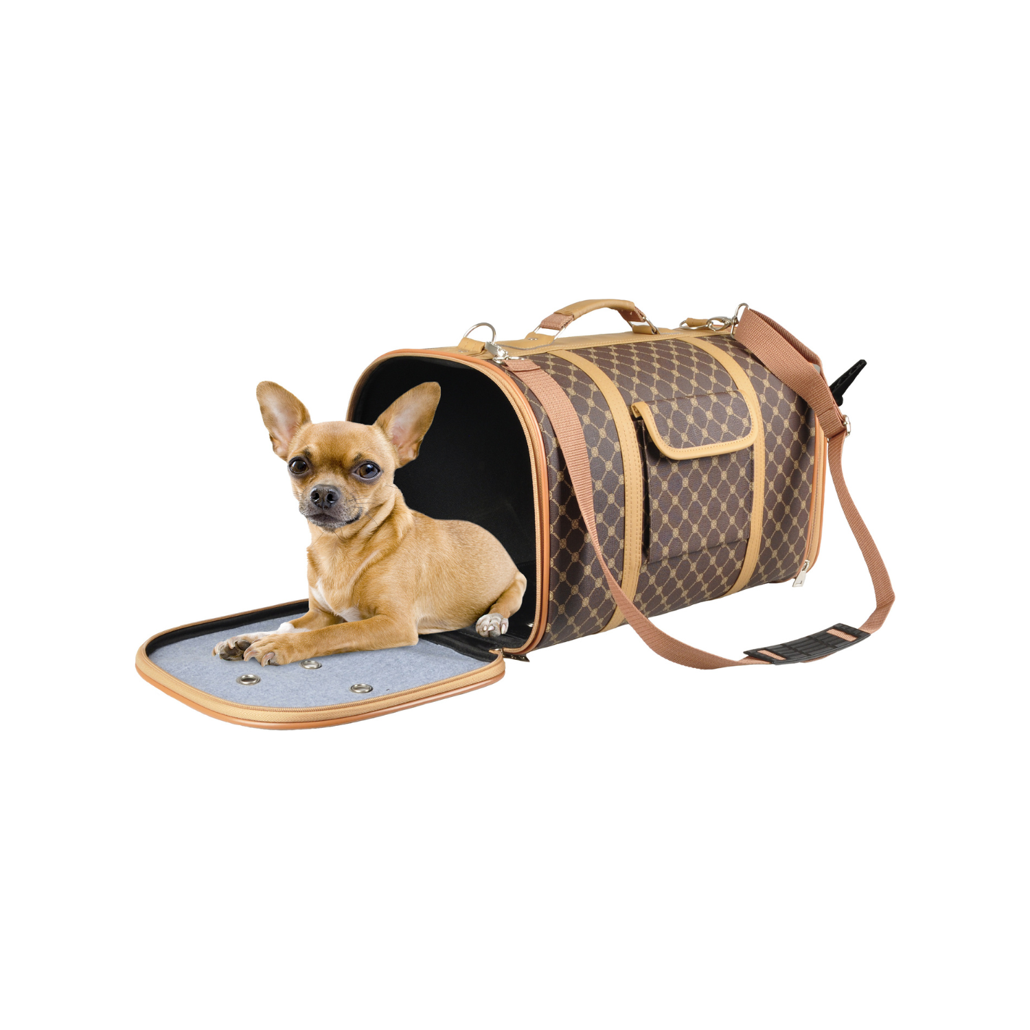 Flamingo Chloe 2 Brown Dog Carrier Bag