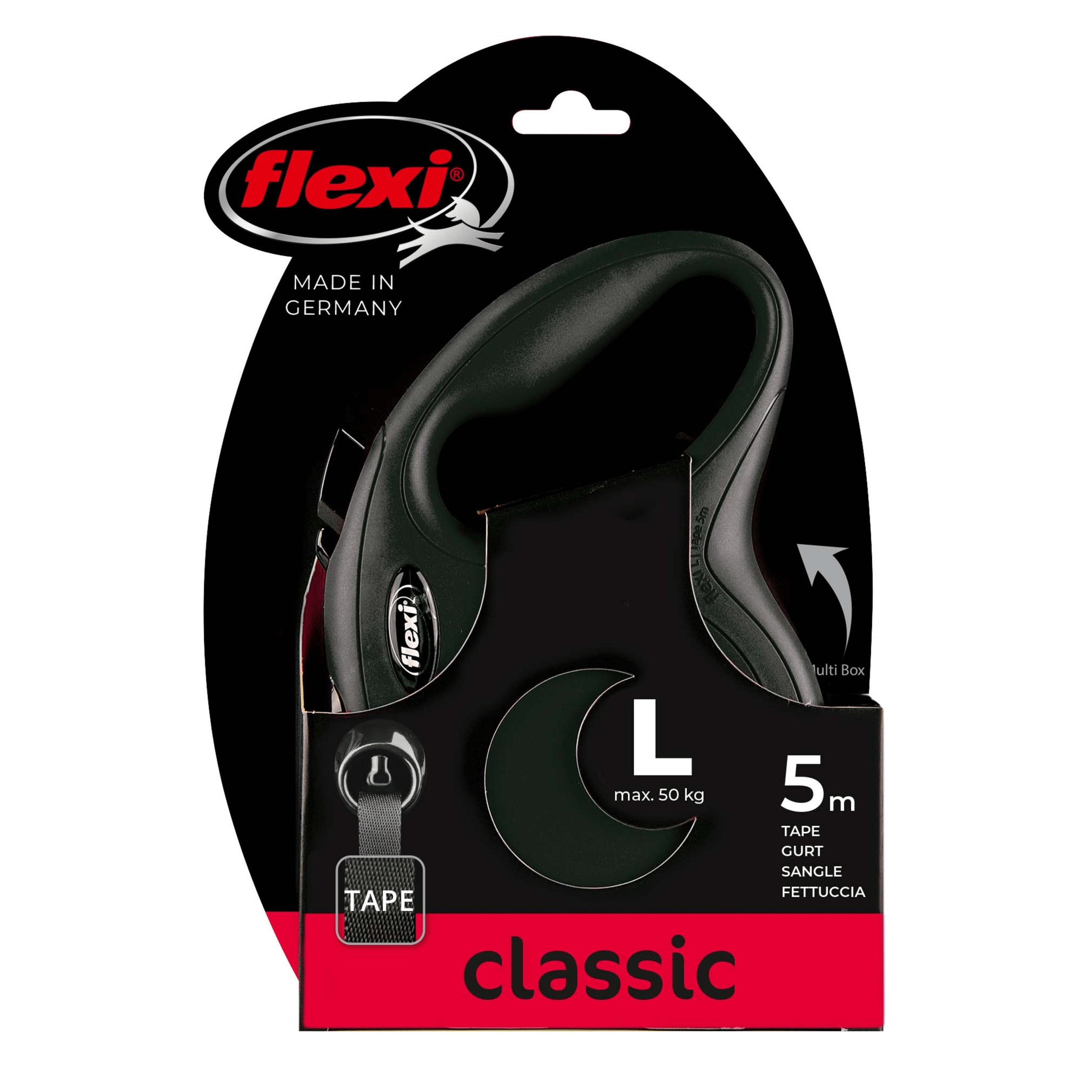 Flexi Classic Tape – Black (5 m) - FOR TAILS & WINGS
