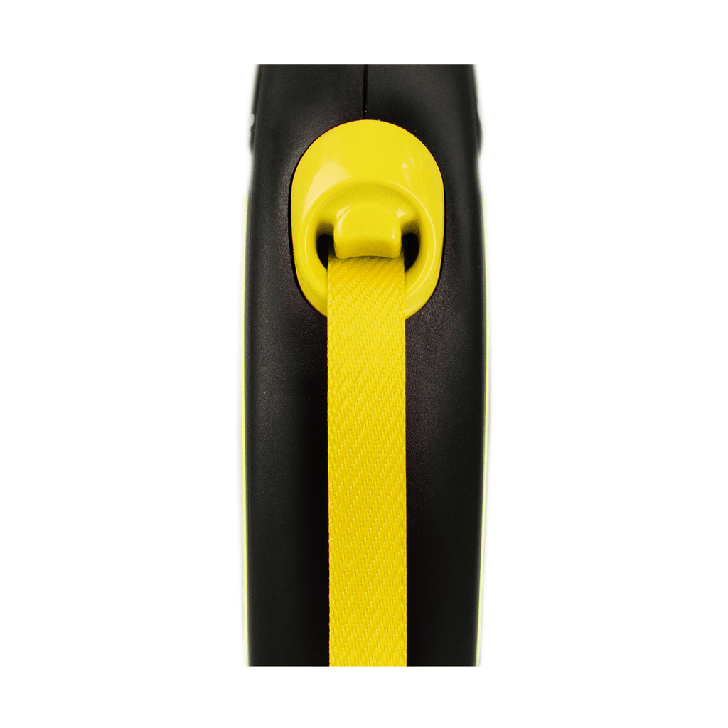 Flexi Retractable Leash New Neon Tape – Fluo Yellow (5 m) - FOR TAILS & WINGS
