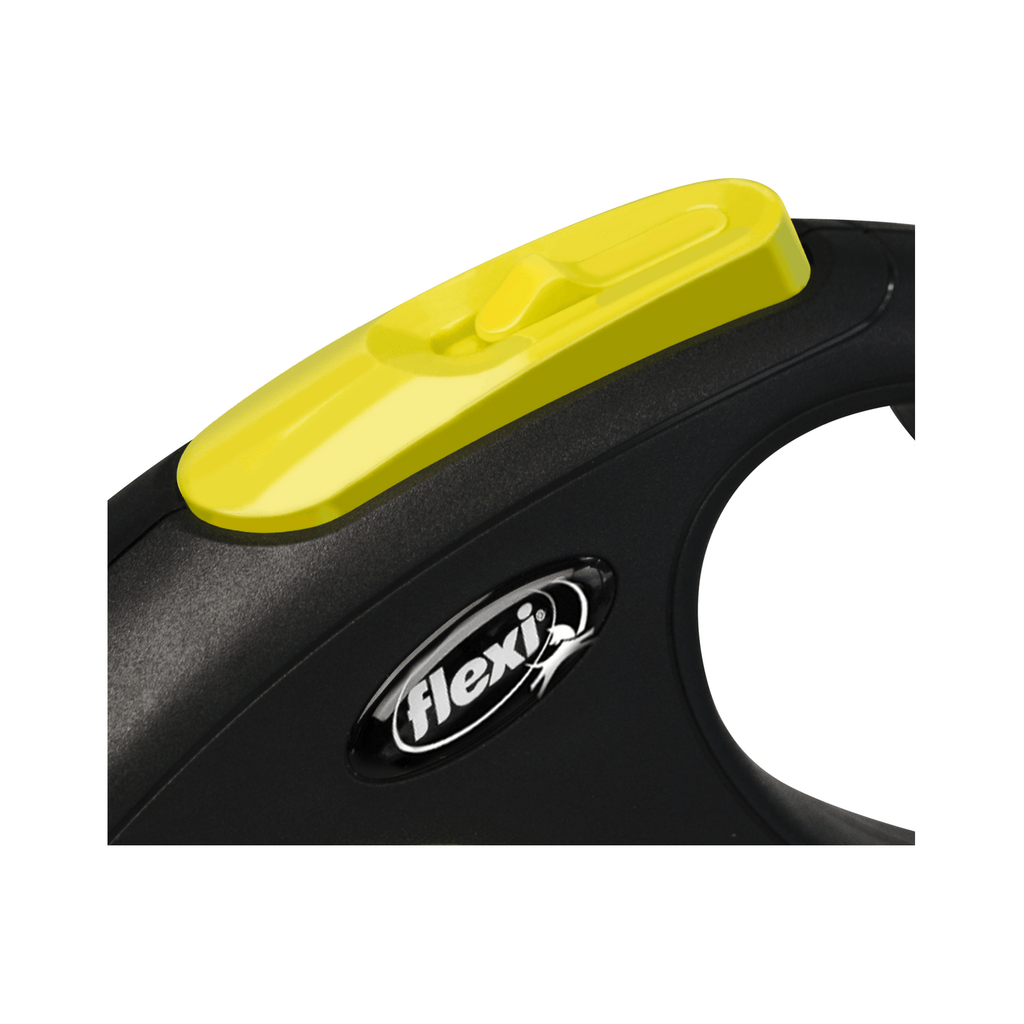 Flexi Retractable Leash New Neon Tape – Fluo Yellow (5 m) - FOR TAILS & WINGS