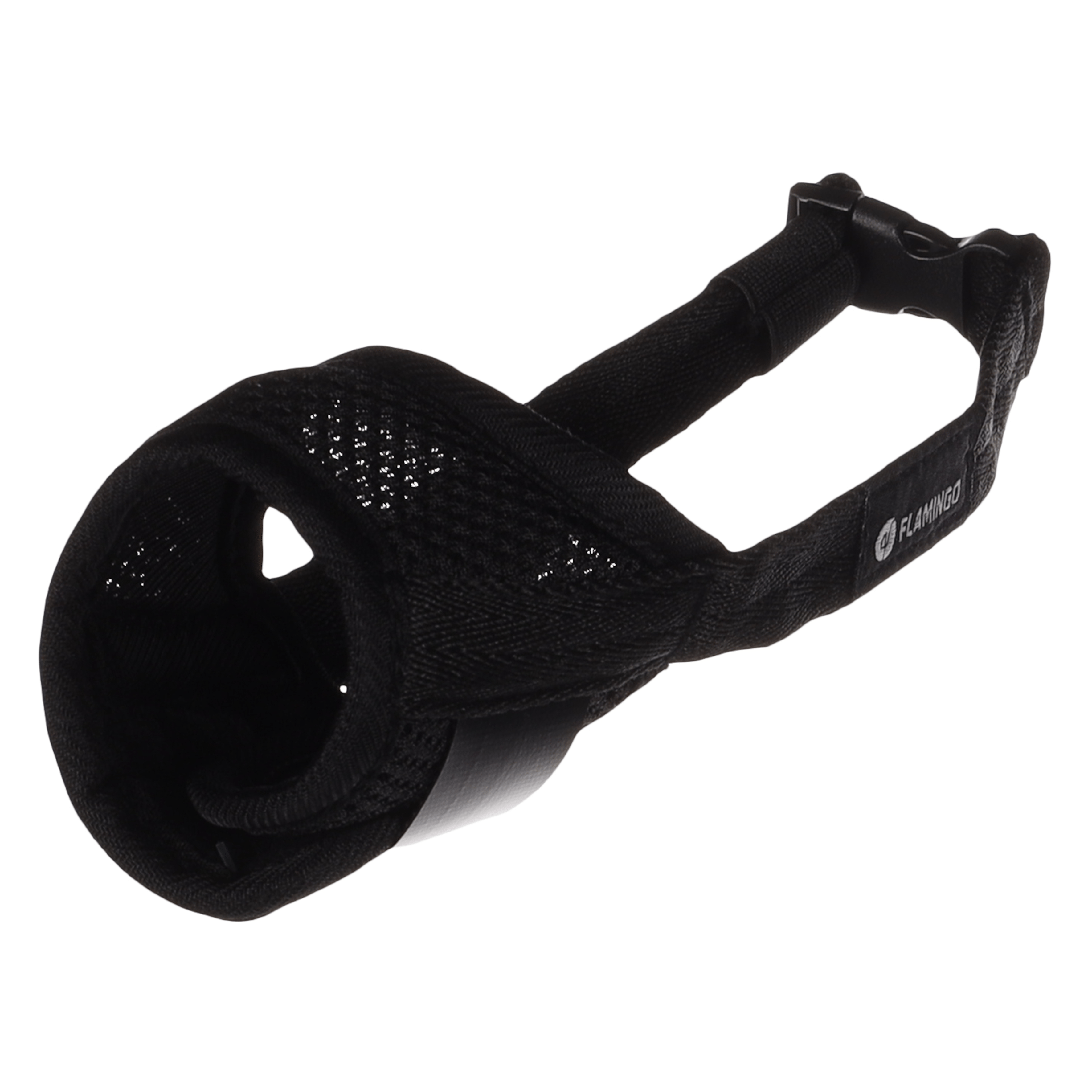 Muzzle Rolo Black – Flamingo Durable Ventilated Dog Muzzle - FOR TAILS & WINGS