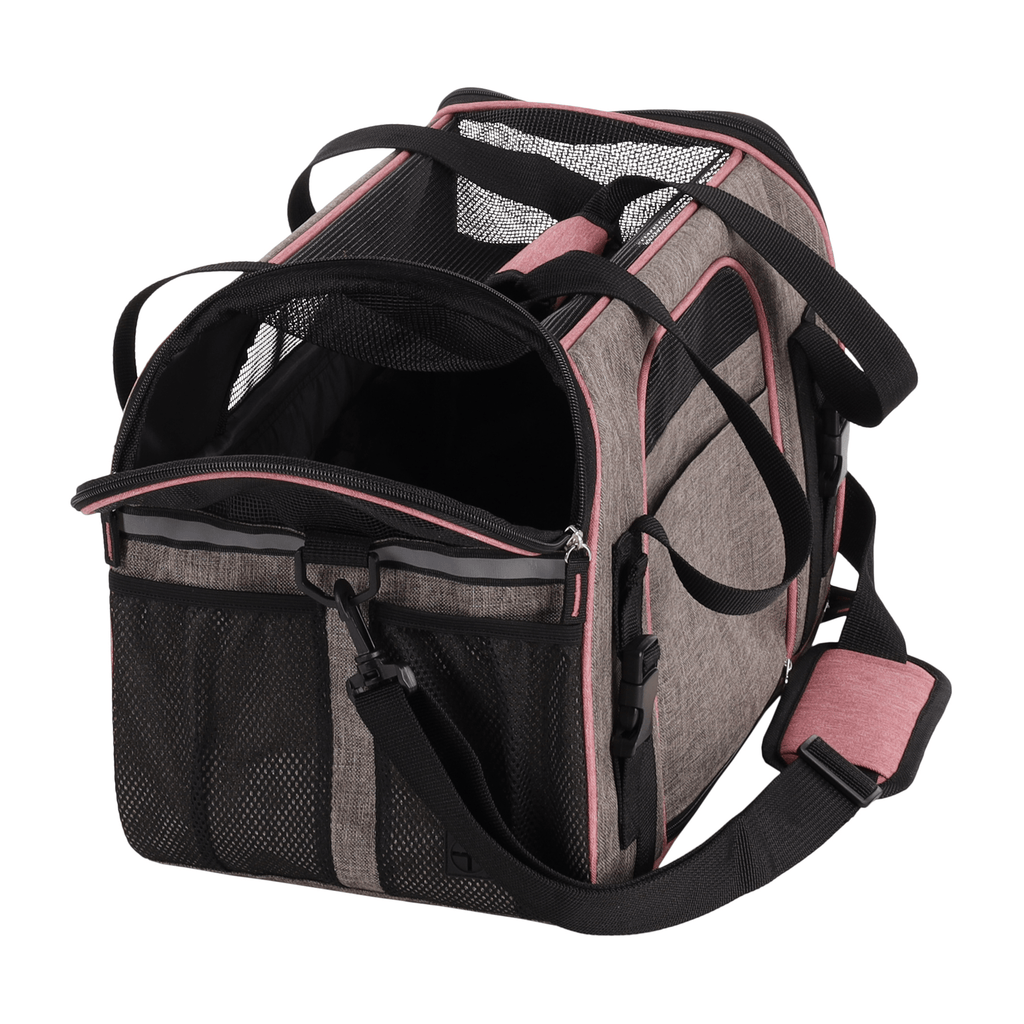 Carrying Bag Xandor Taupe — Premium Pet Travel Carrier - FOR TAILS & WINGS