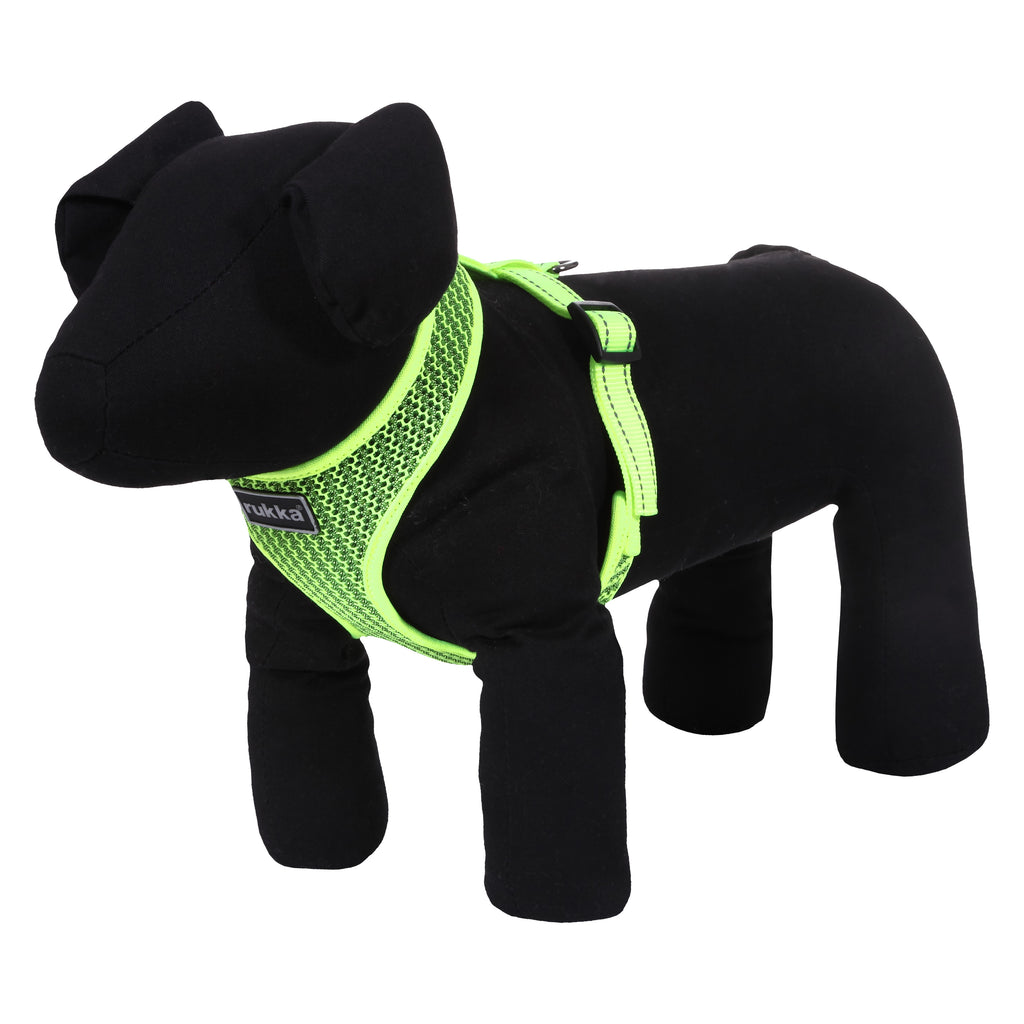 Rukka Pets Comfort Air Harness – Neon Yellow - FOR TAILS & WINGS