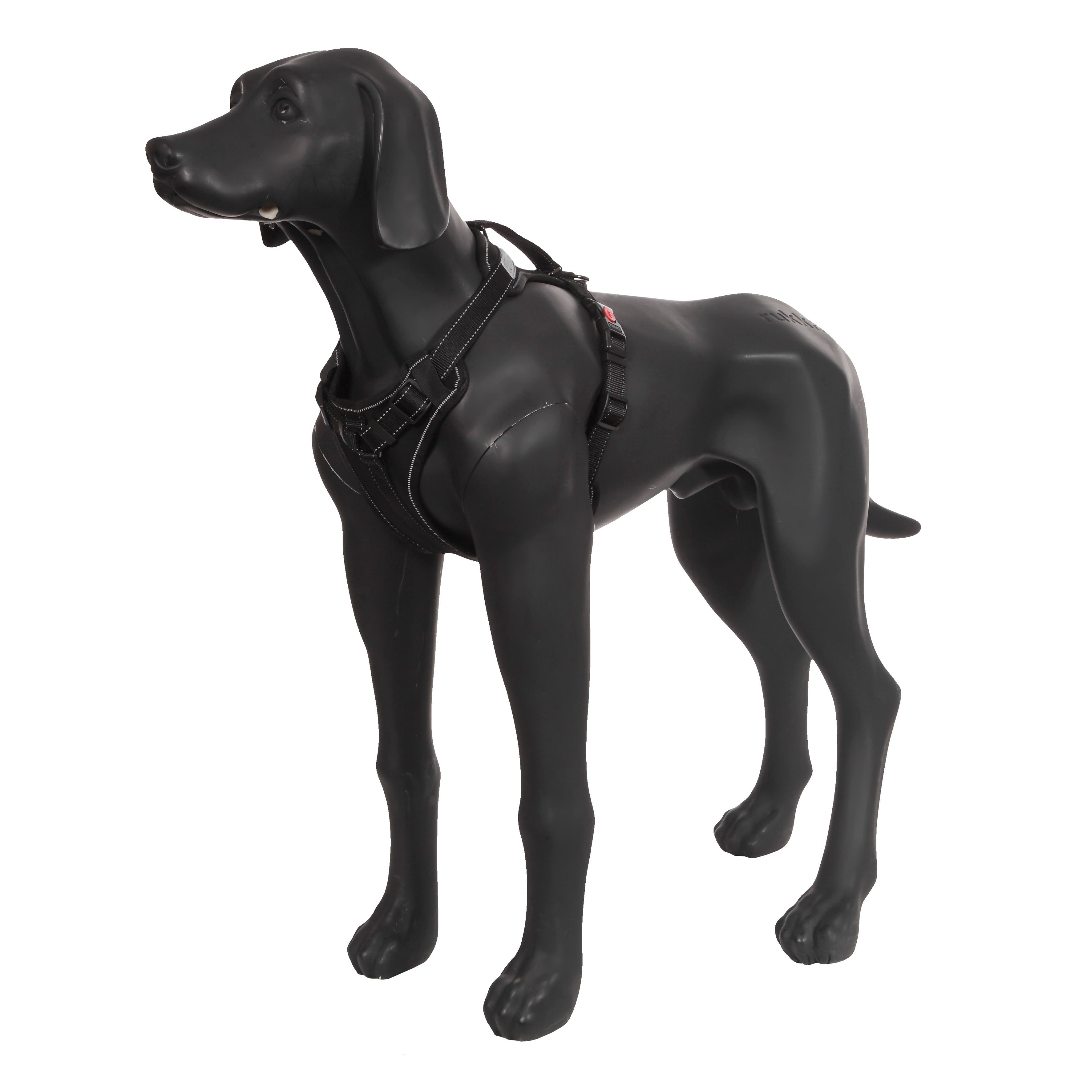 Rukka Solid Black Dog Harness. - For Tails And Wings