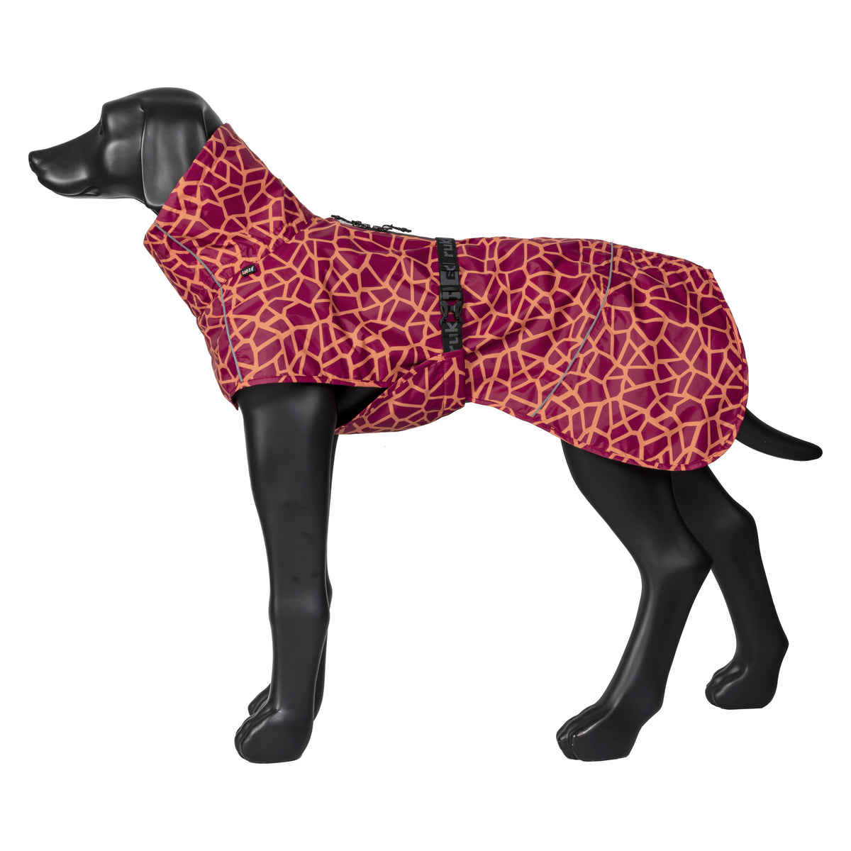 Rukka Pets Hayton Warm Raincoat – tuotekuva eri kuvakulmasta 2, väri 670, lämmin koiran sadetakki