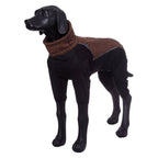 Rukka Pets Subrima technical knit fleece dog overall in Dark Brown – product angle 1