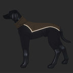 Rukka Pets Subrima technical knit fleece dog overall in Dark Brown – product angle 4