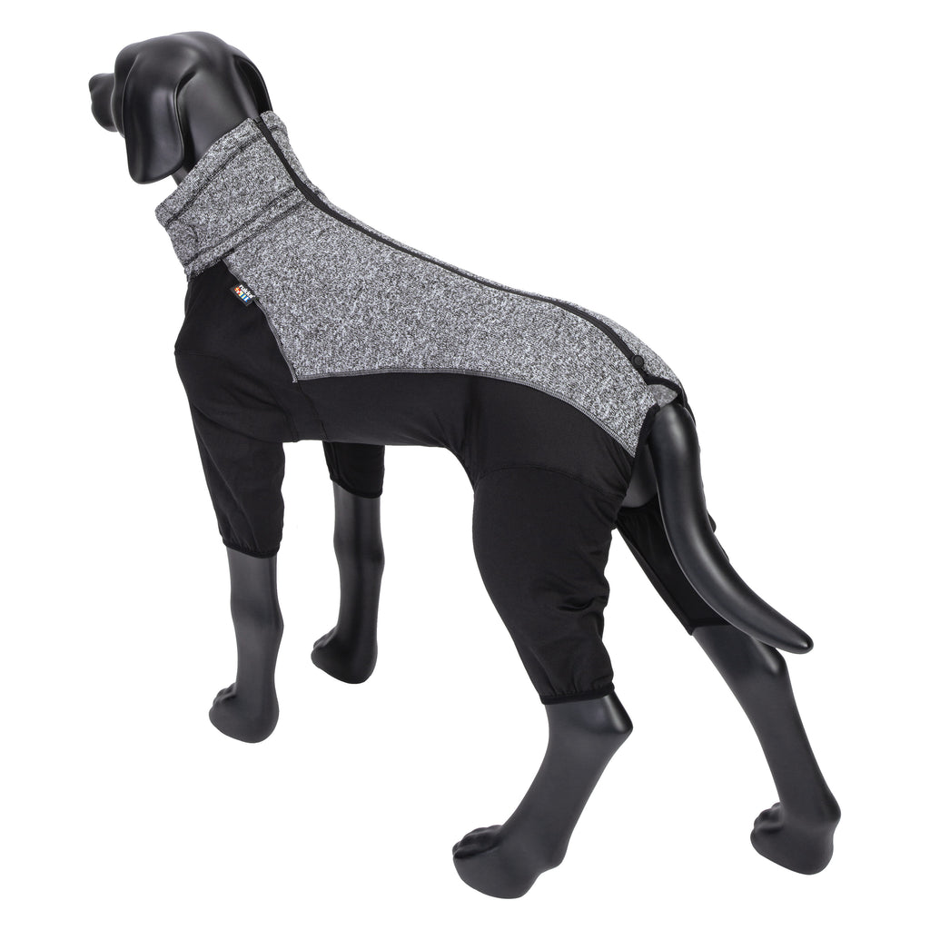 Rukka Pets Subrima technical knit fleece dog overall in Basic Black – product angle 3