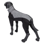 Rukka Pets Subrima technical knit fleece dog overall in Basic Black – product angle 3
