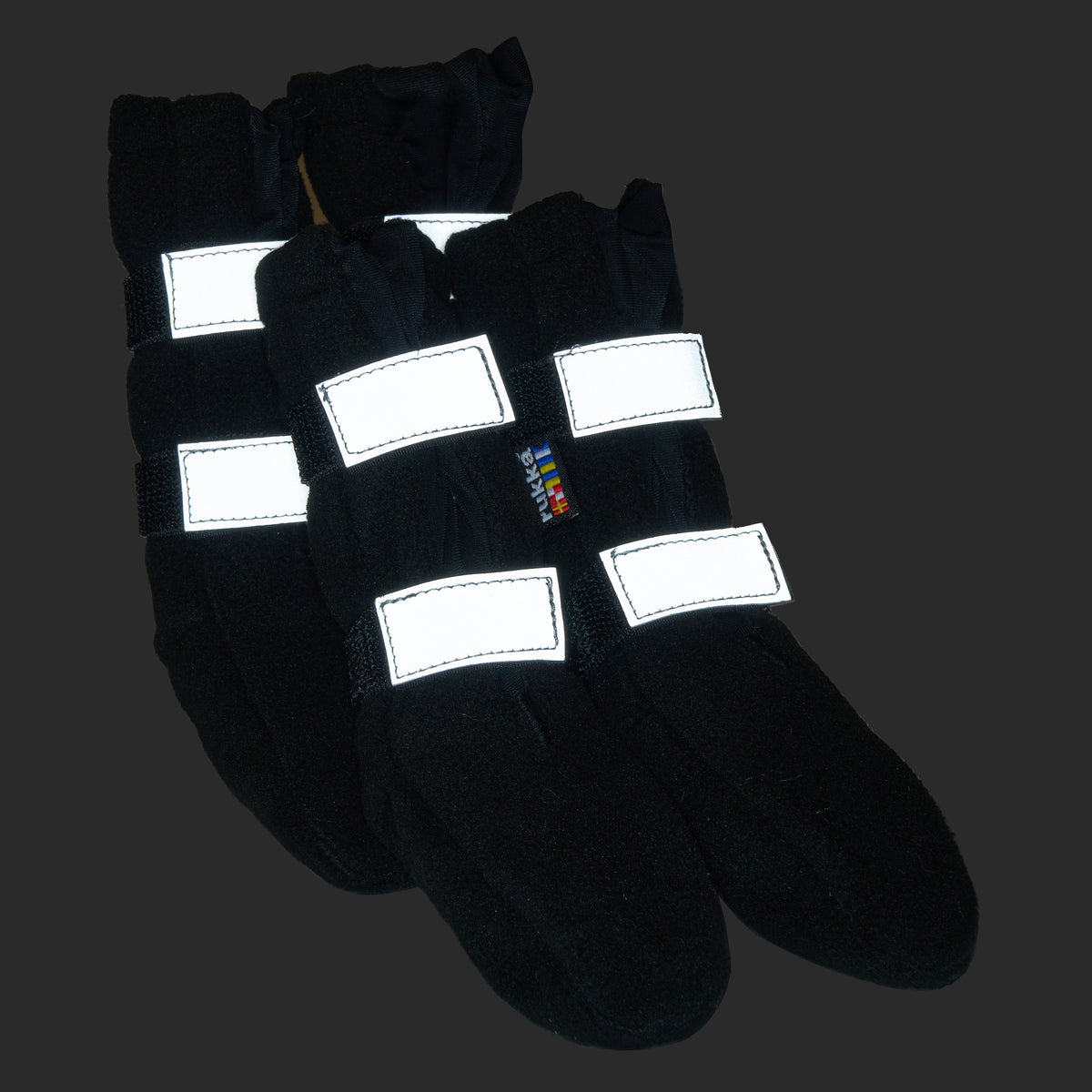 Rukka Pets Fleece Boots - heijastavat kiinnitysremmit
