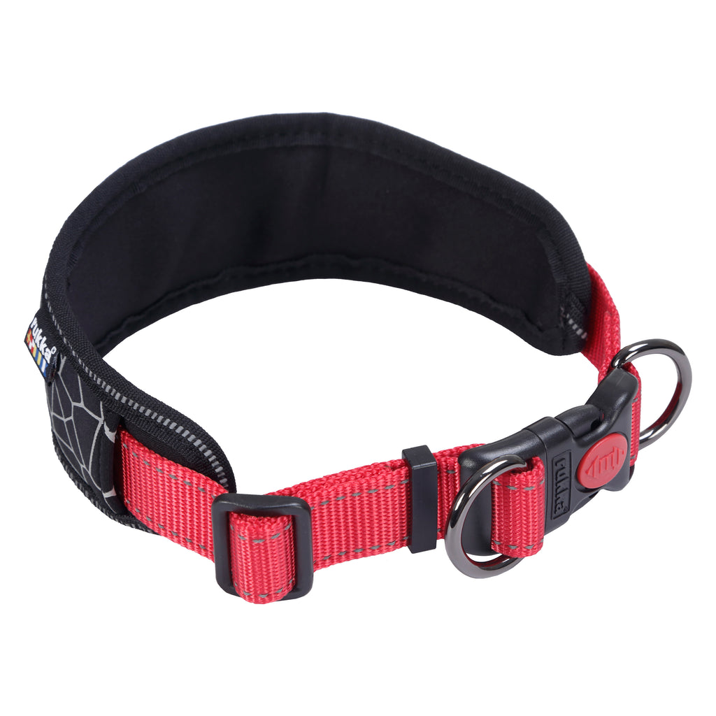Rukka Pets Cube Soft Collar – Neoprene - Padded Reflective Dog Collar - FOR TAILS & WINGS
