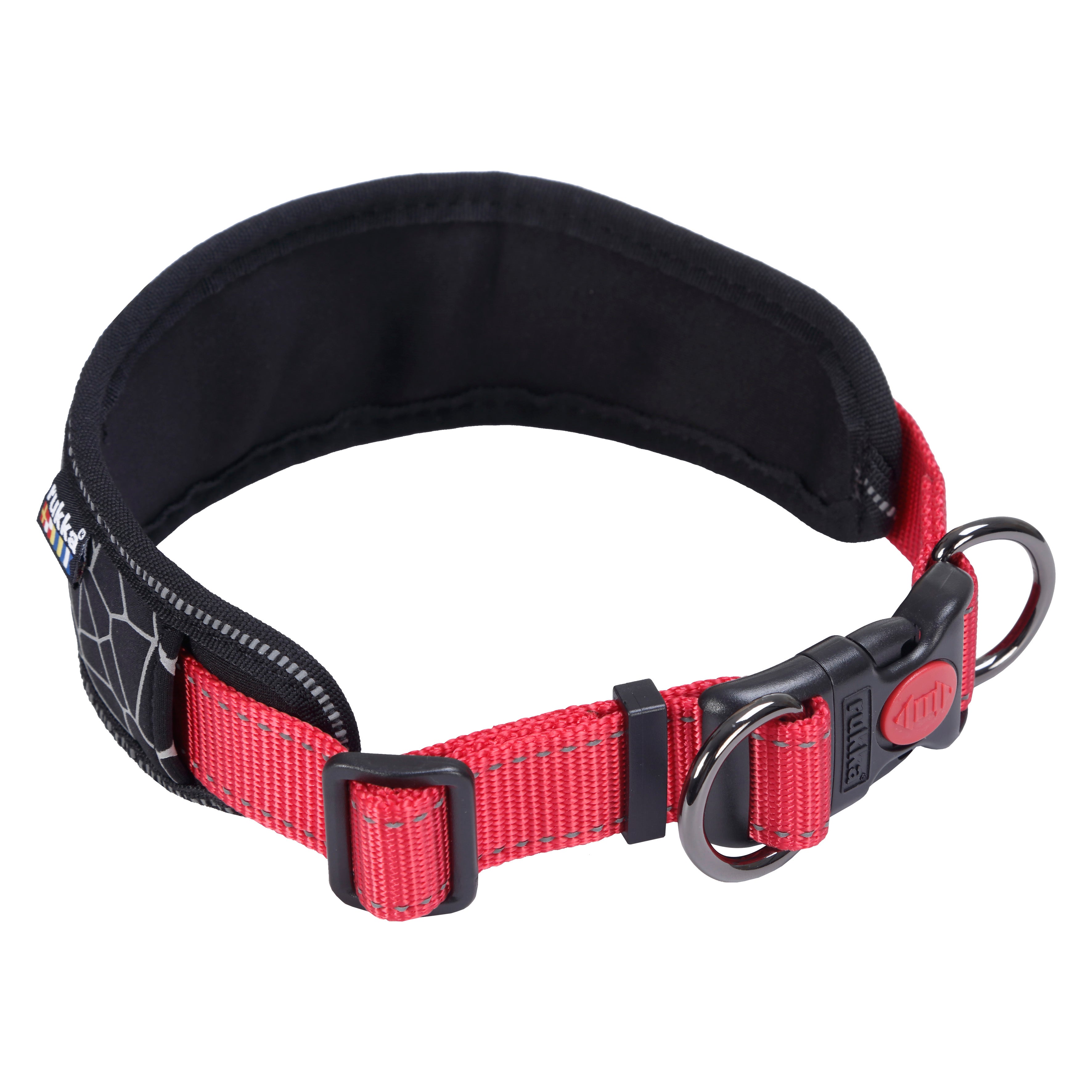 Rukka Pets Cube Soft Collar – Neoprene - Padded Reflective Dog Collar - FOR TAILS & WINGS