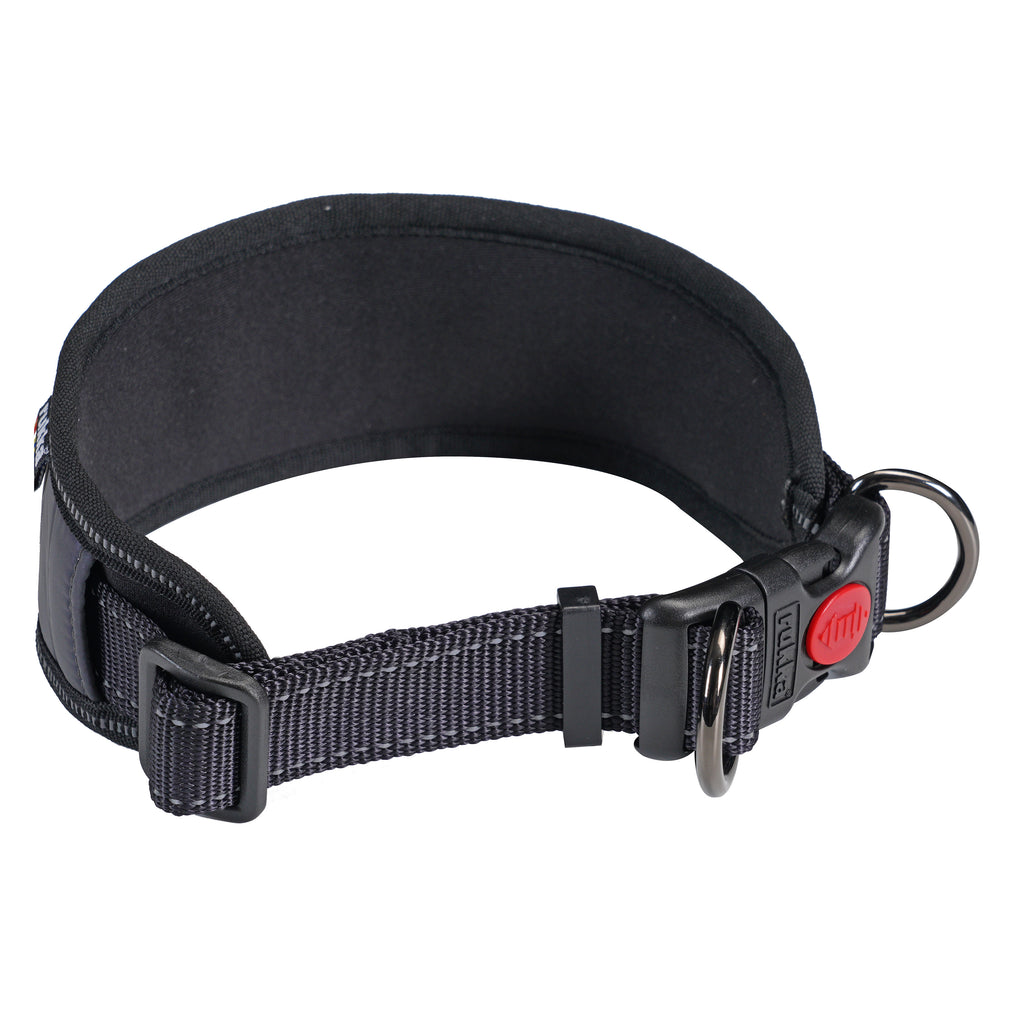 Rukka Pets Luminous Soft Collar – Reflective Neoprene Padded Dog Collar - FOR TAILS & WINGS