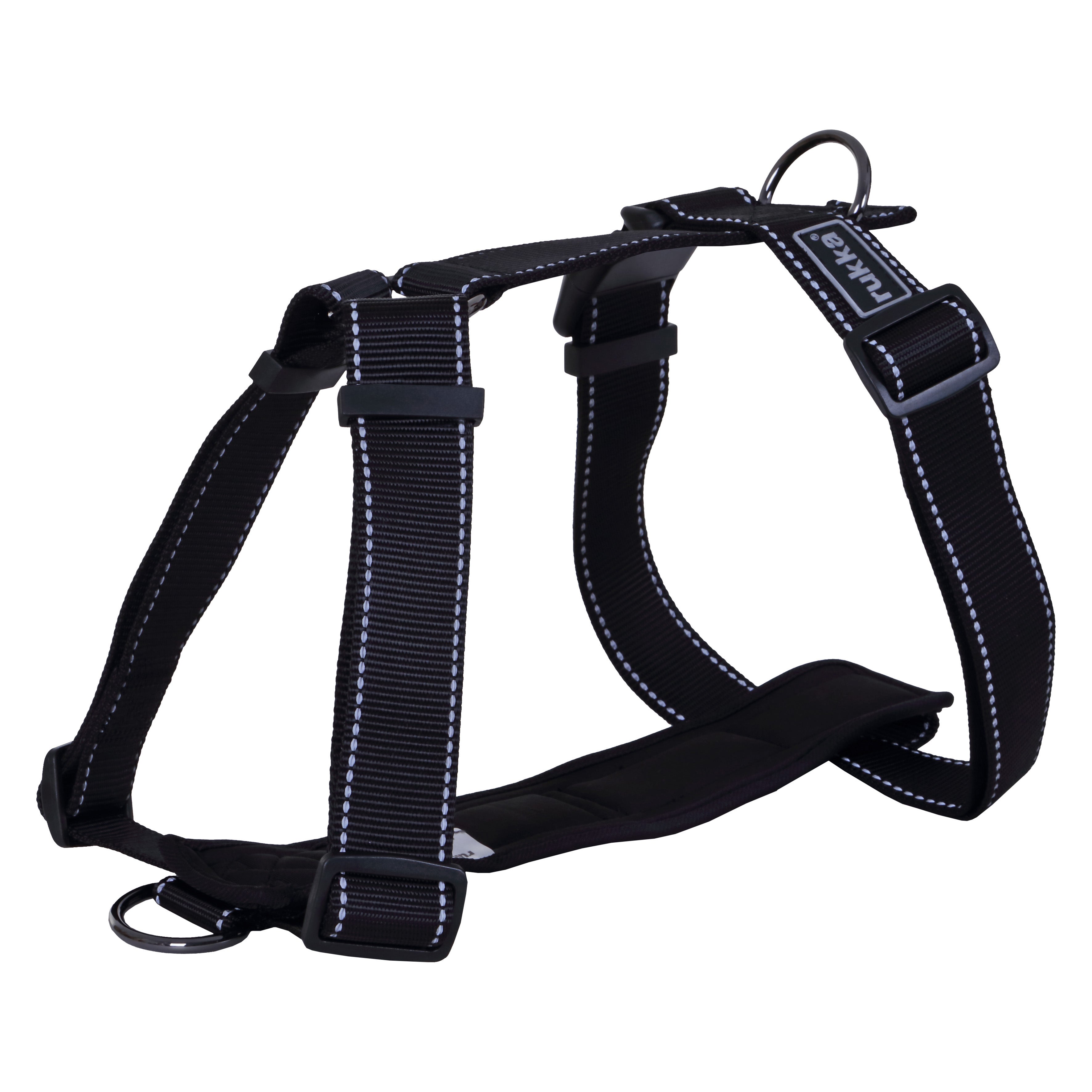 Rukka Pets Form -valjaat Basic Black säädettävät koiran valjaat