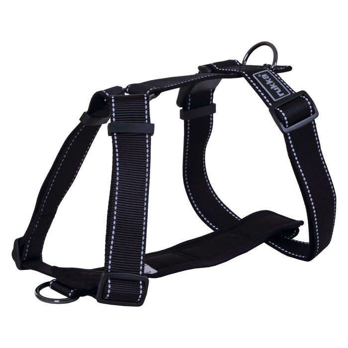 Rukka Pets Form -valjaat Basic Black säädettävät koiran valjaat