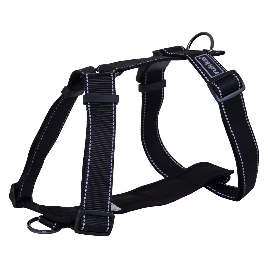 Rukka Pets Form -valjaat Basic Black säädettävät koiran valjaat