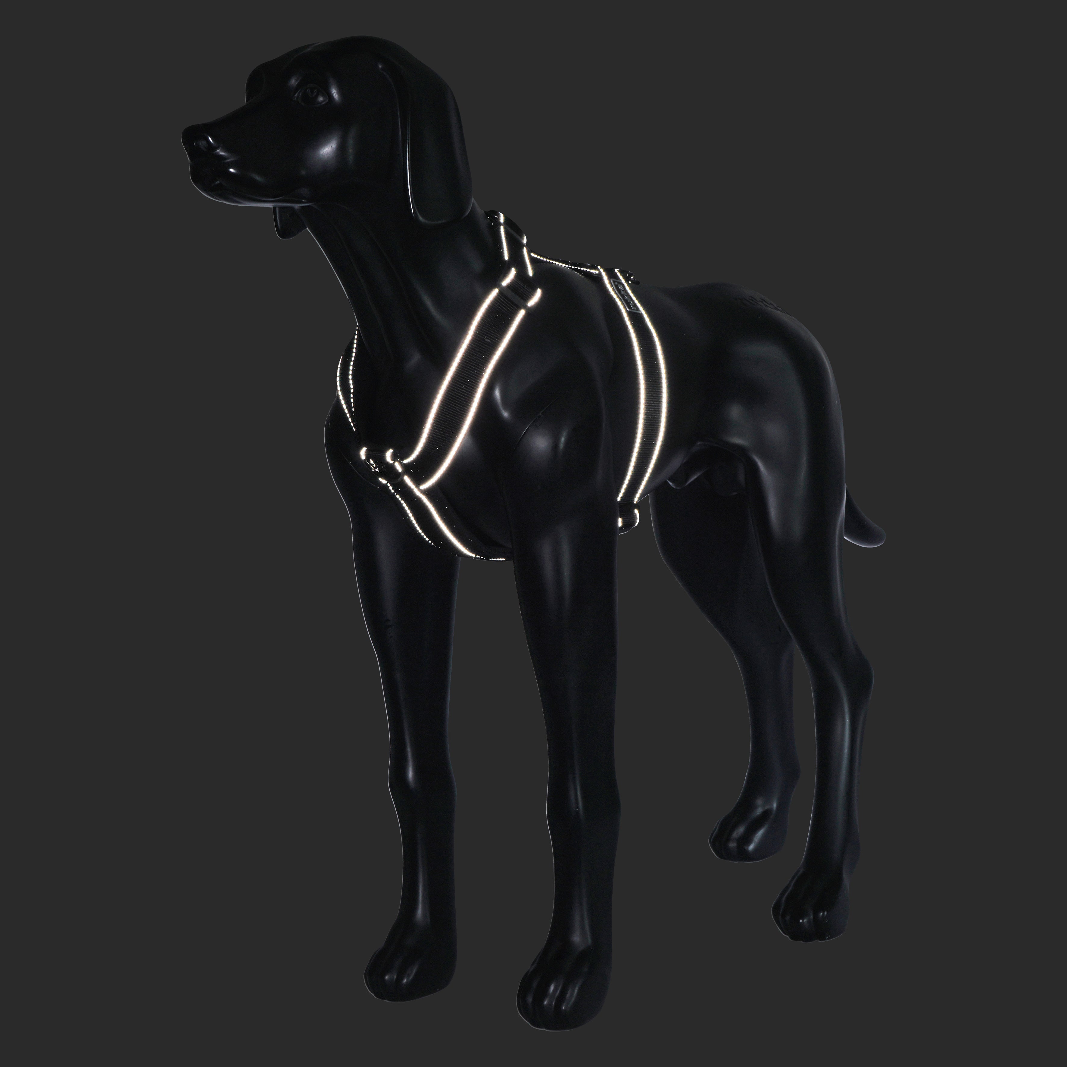 Rukka Pets Form -valjaat Basic Black säädettävät koiran valjaat