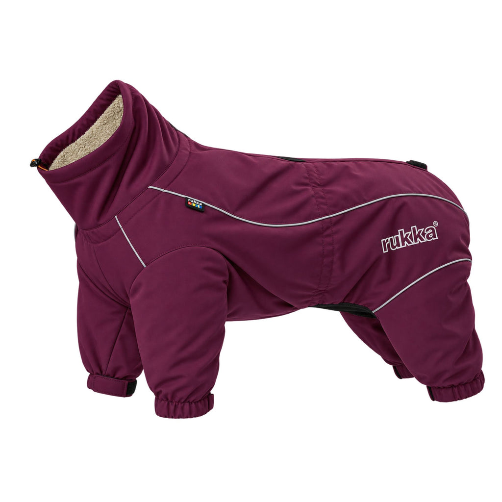Rukka Pets Thermal Overall Wine - viininpunainen lämmin koiran haalari