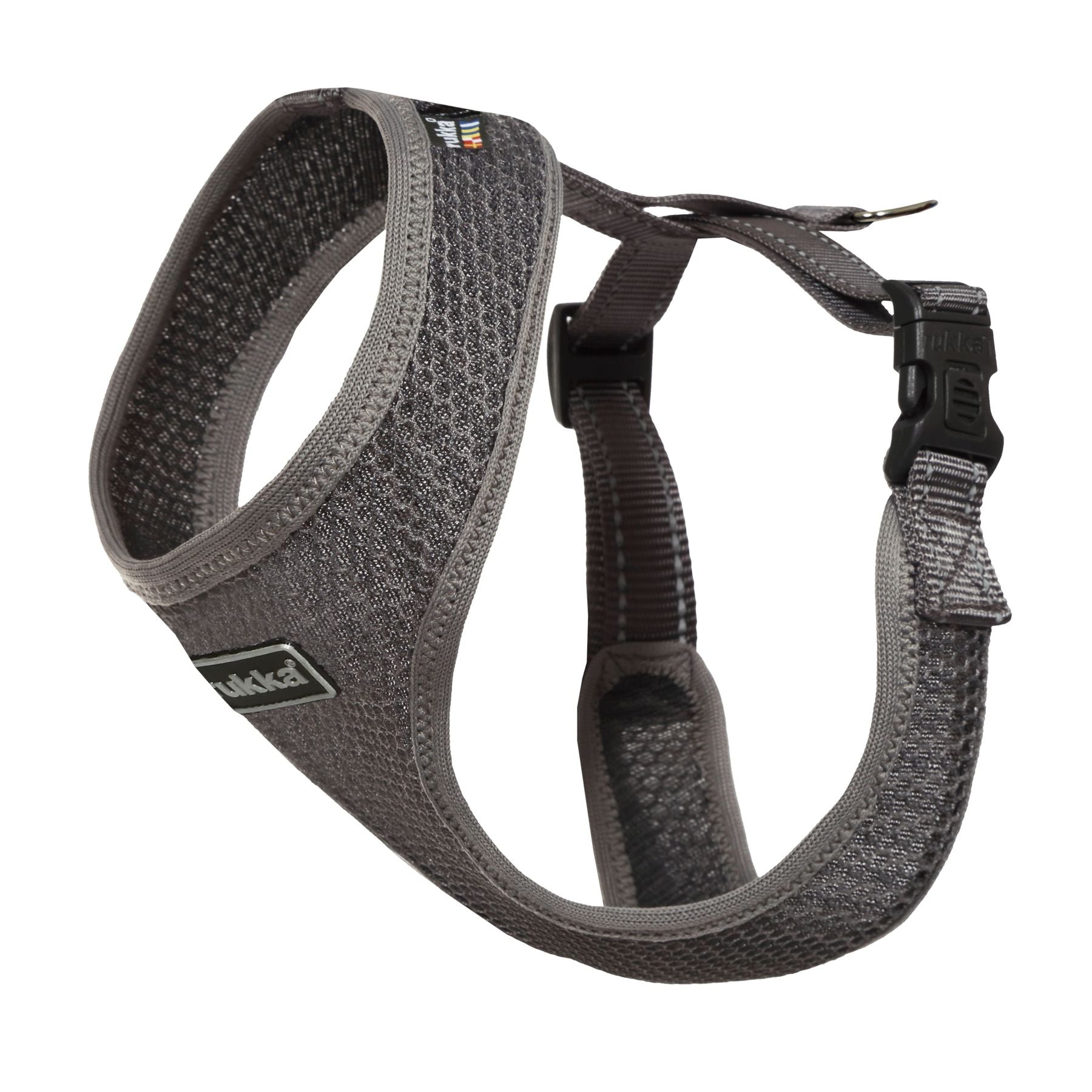 Rukka Pets Comfort Air Dog Harness Graphite breathable mesh harness